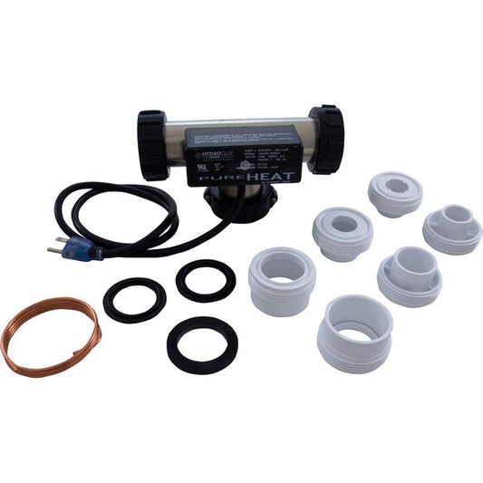 Hydro-Quip Pure Heat 1-1/2in. Tee Style Compact 1.0kW Whirlpool Bath Heater PH100-10UP