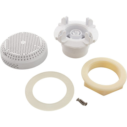 Waterway Plastics 806105379337 Suction Assembly W/hex Nut Wall White Fitting