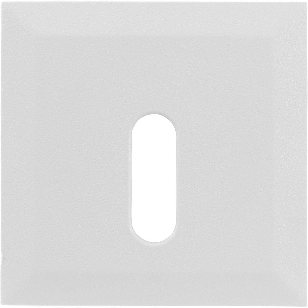 Custom Molded Products Deck Jet (J-Style) Square Cover White #25597-000-120