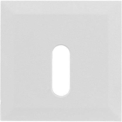 Custom Molded Products Deck Jet (J-Style) Square Cover White #25597-000-120