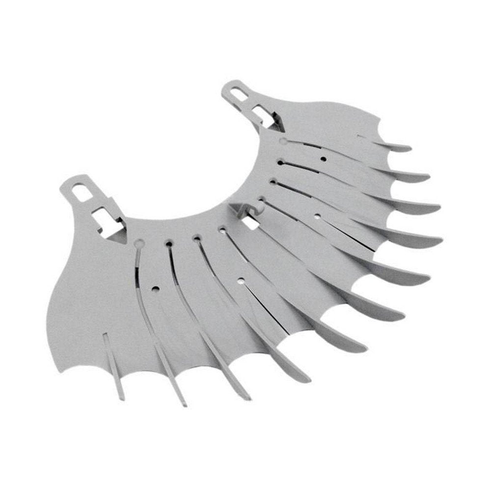 Zodiac Front Disc (Textured), Silver, T5