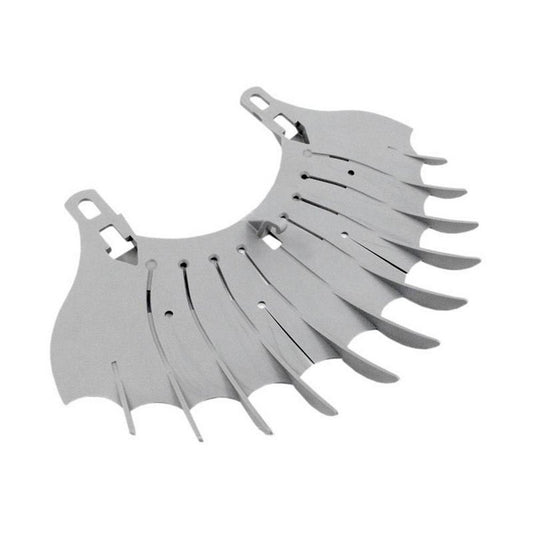 Zodiac Front Disc (Textured), Silver, T5