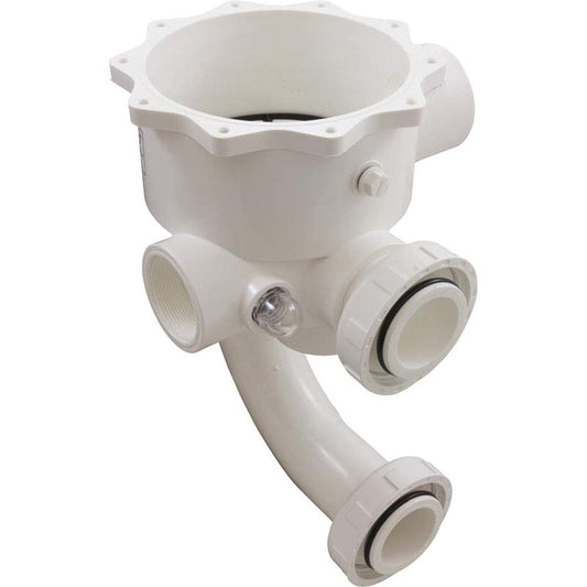 Body Assembly, Praher SM2-PP3 Valve, 2", White