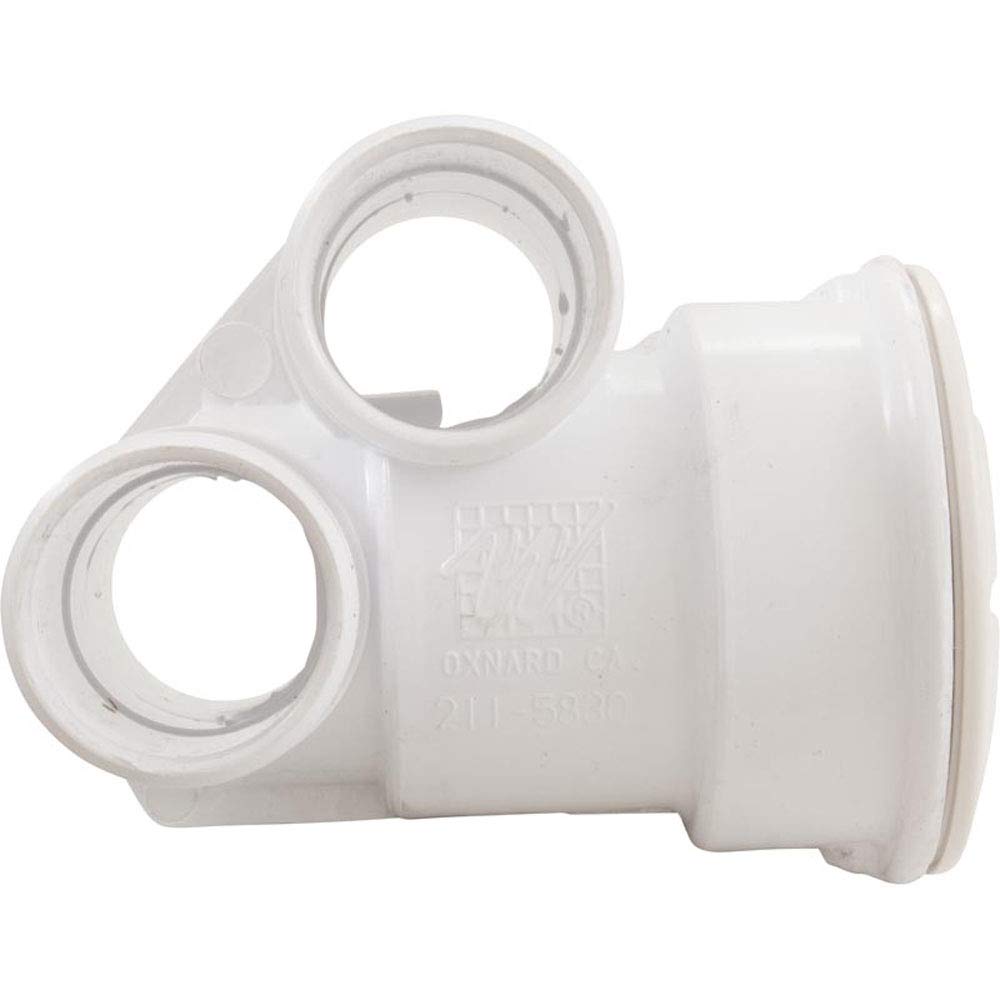 Waterway Plastics 806105020703 Poly Jet Body Tee Style 1" Slip Water x 1" Slip Air Fittings