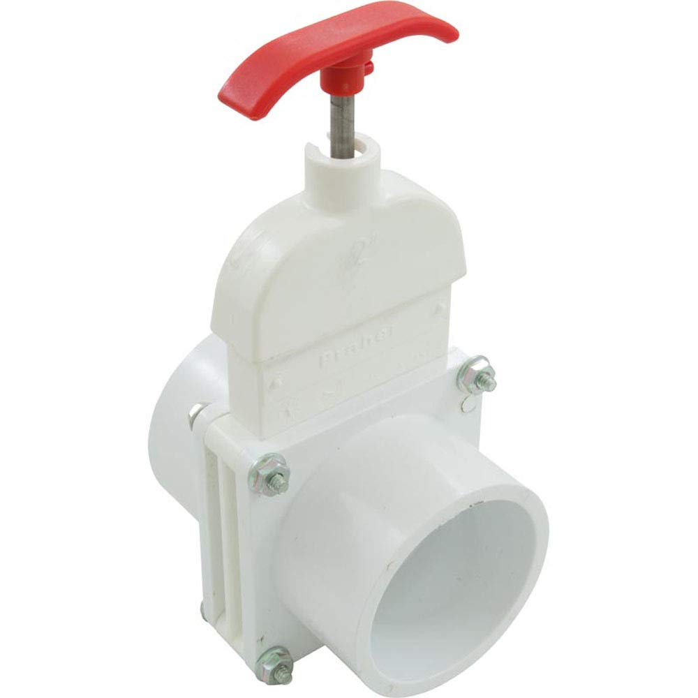 2" Socket x Socket White Knife Gate Valve
