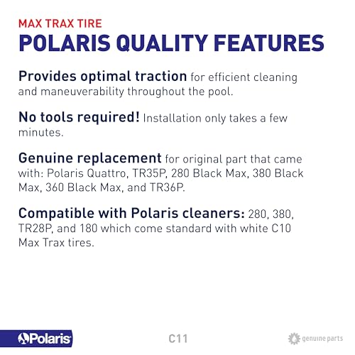 Polaris Genuine Parts Tire, MaxTrax, Black, 380/360/280, C11