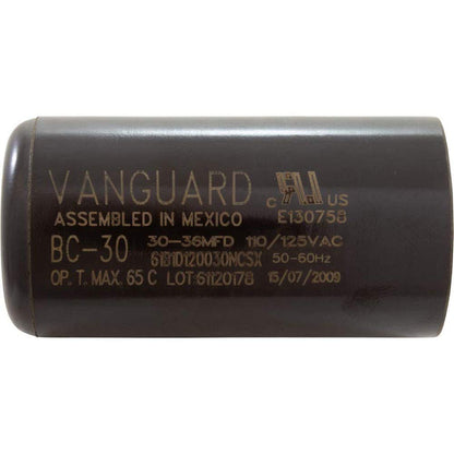 VANGUARD BC-30 Capacitor 30-36MFD 110-125VAC 60HZ