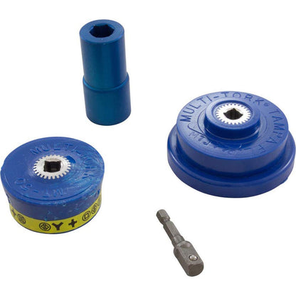 Tool, Socket Set, Multi-Tork, 3 Items, Polycarbonate