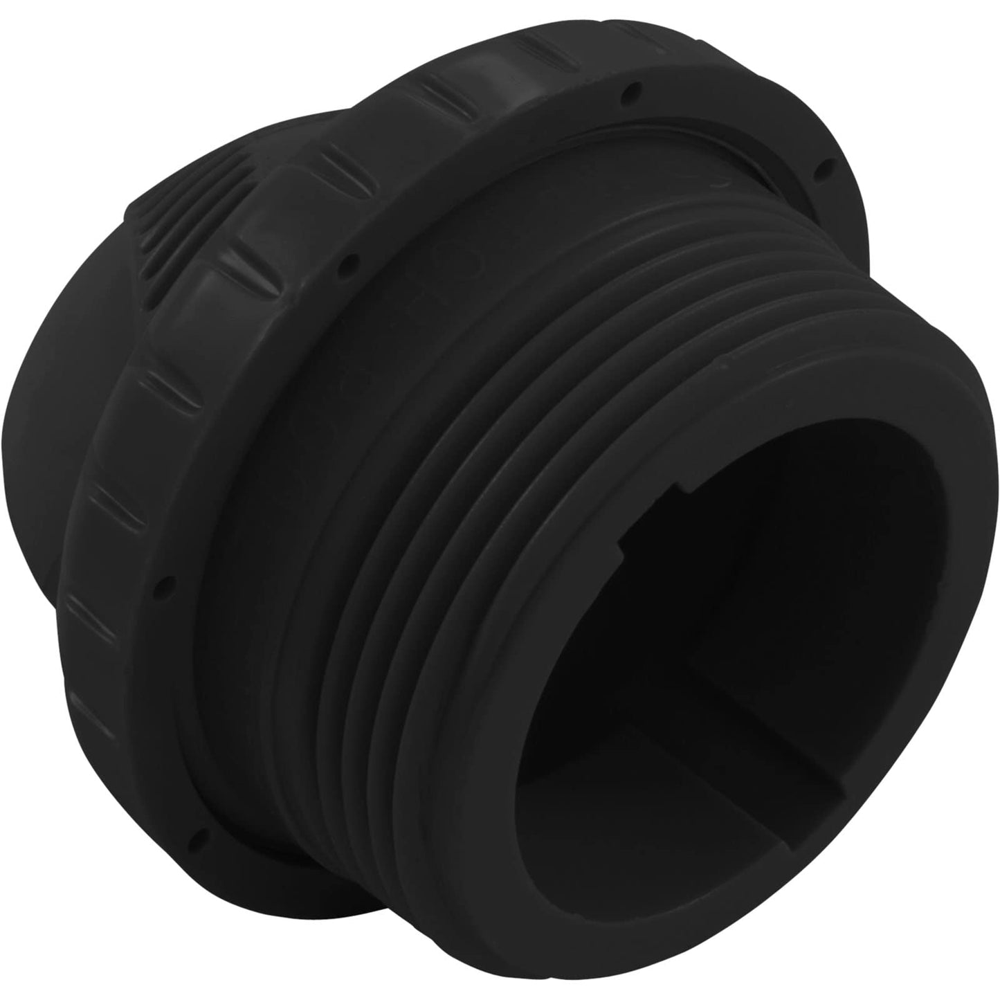Inlet Fitting, Infusion Venturi, 1-1/2"mpt, Black