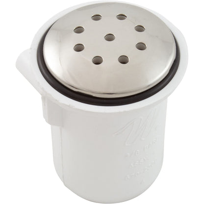 Waterway Top-Flo Air Injector 3/8in. Barbed Ell - SS Escutcheon 670-2350