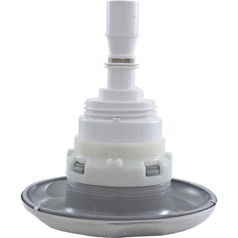 Waterway Plastics Jet Intl, WW Poly Storm, 4" fd, Dir, Scalloped, SS/Gry, THD