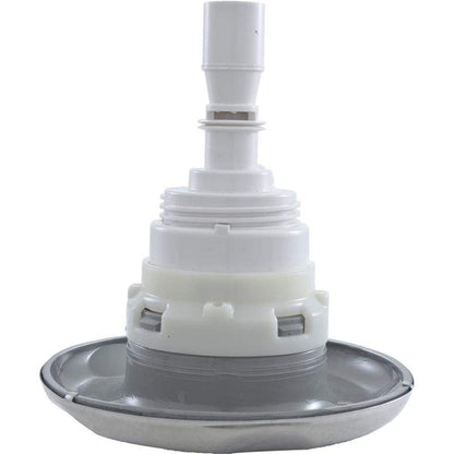 Waterway Plastics Jet Intl, WW Poly Storm, 4" fd, Dir, Scalloped, SS/Gry, THD