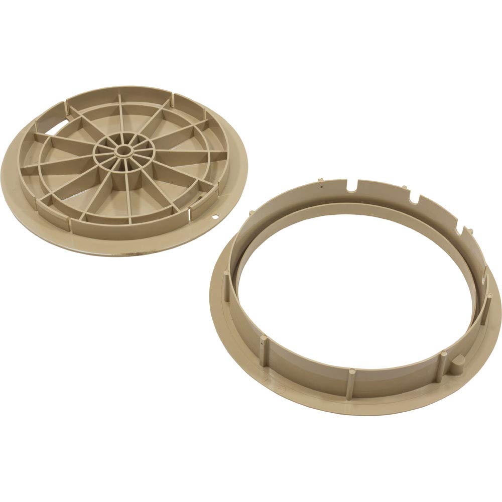 Custom Molded Products Skimmer Cover and Collar (Round) Tan