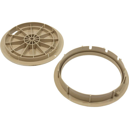 Custom Molded Products Skimmer Cover and Collar (Round) Tan