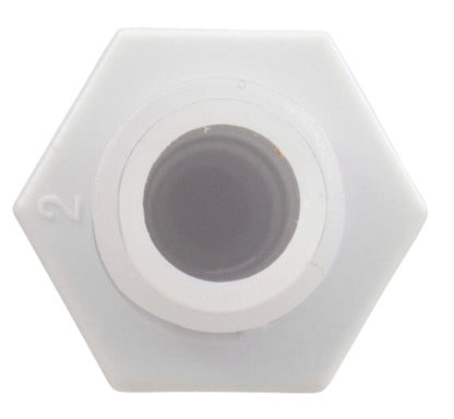 Rising Dragon 143000-00024 Pinwheel Mini POL 1/2" hs 5/8" fd Light Wall Fitting