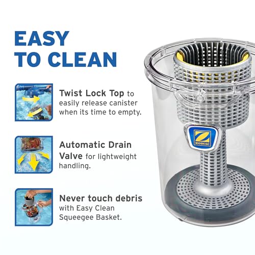 Zodiac Cyclonic Automatic Pool Cleaner Leaf Catcher Canister
