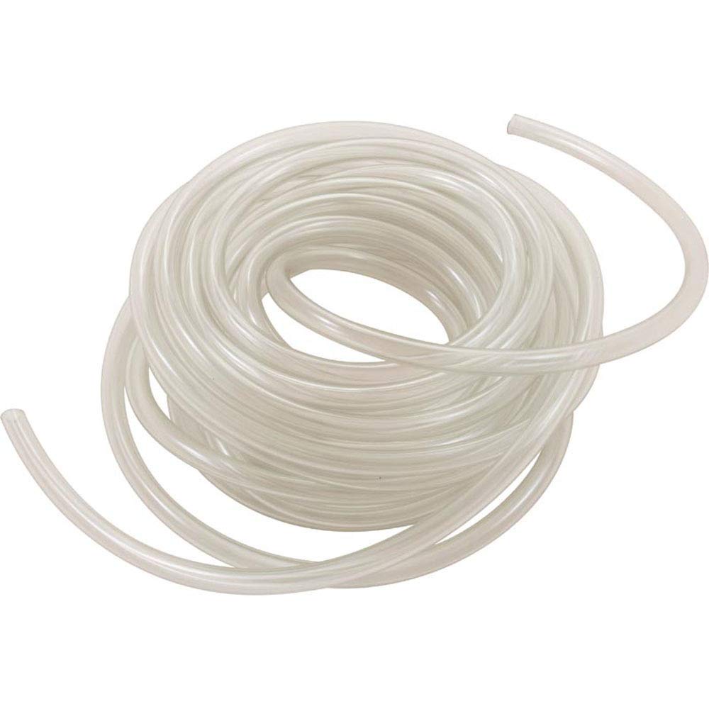 Tubing, Suction, Blue-White, C-600, 3/8"od, 25ft, Clear PVC