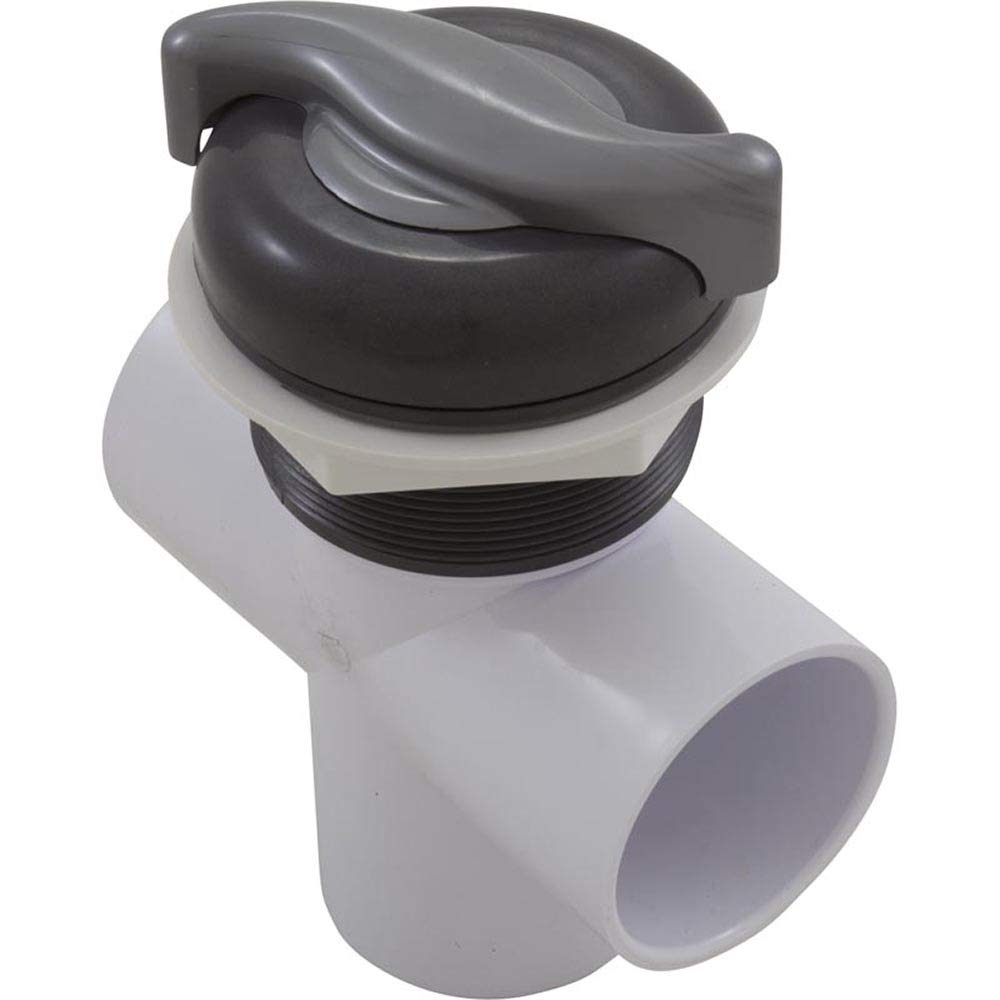 CMP Custom Molded Diverter Valve 3 Way 2in. Slip S Handle Graphite Gray-Silver 25043-107-000