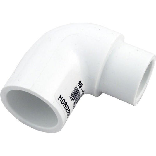 Lasco 409-007 0.75" Slip x 0.75" Spigot 90 Degree Elbow