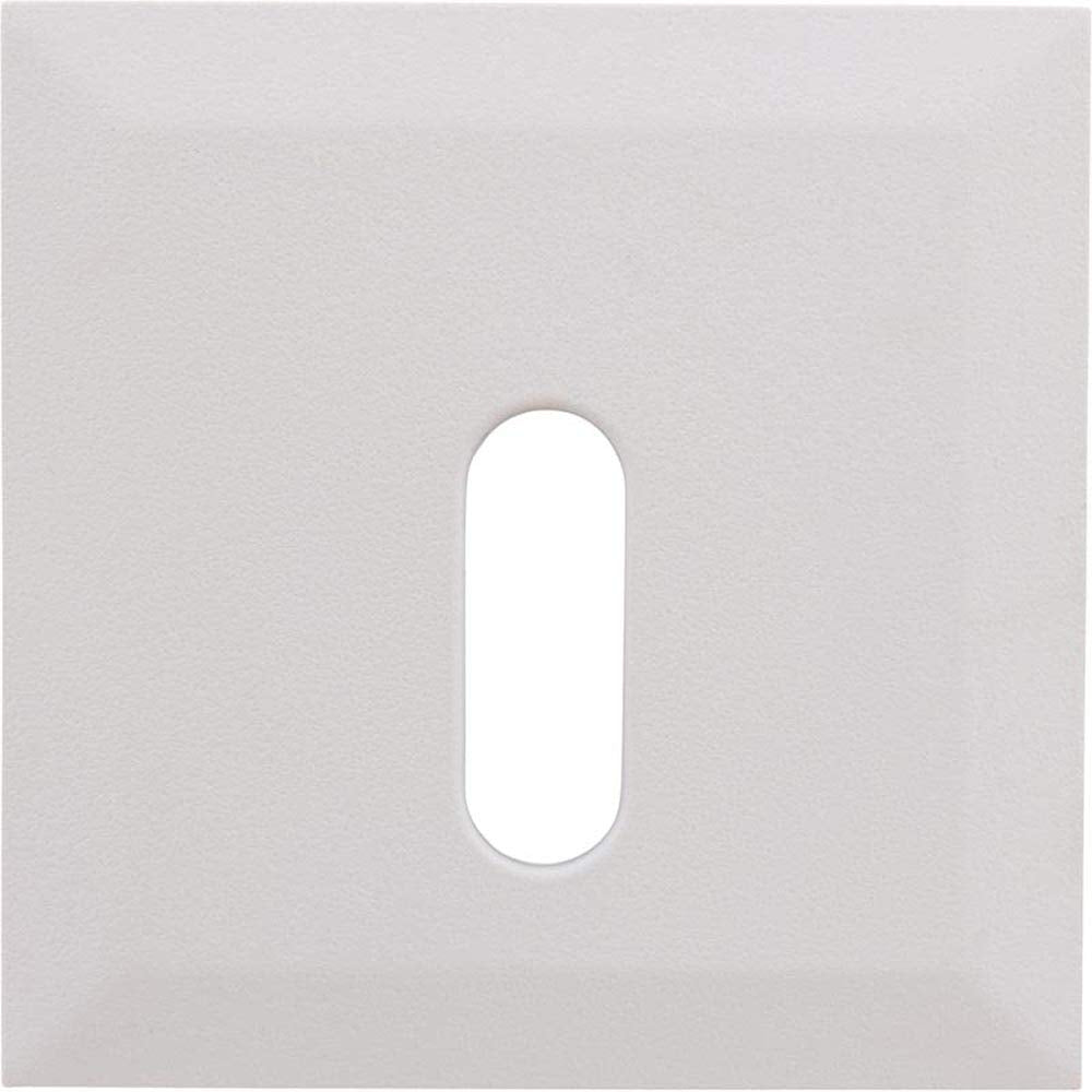 Custom Molded Products Deck Jet (J-Style) Square Cover White #25597-000-120