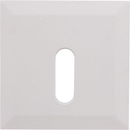 Custom Molded Products Deck Jet (J-Style) Square Cover White #25597-000-120