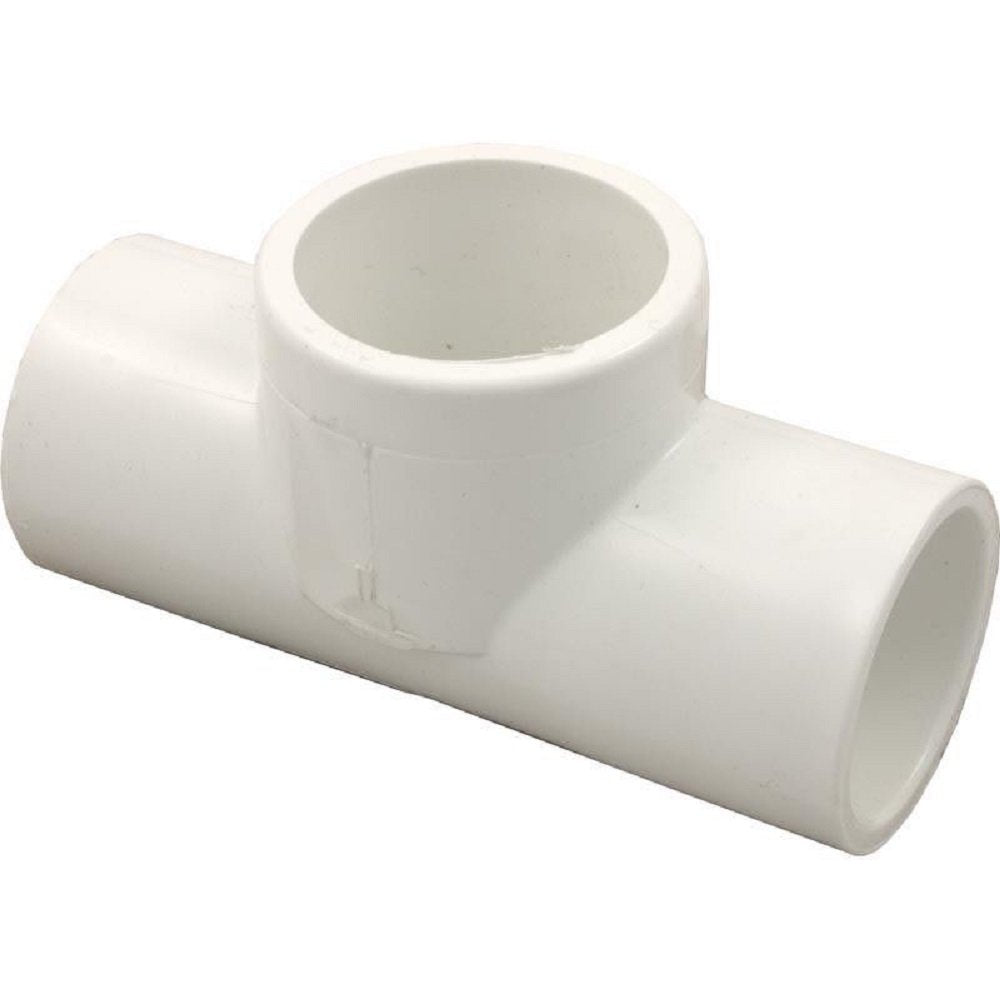 Waterway Plastics Tee, Low Profile, 1" Slip x 1" Slip x 1-1/2 Spigot