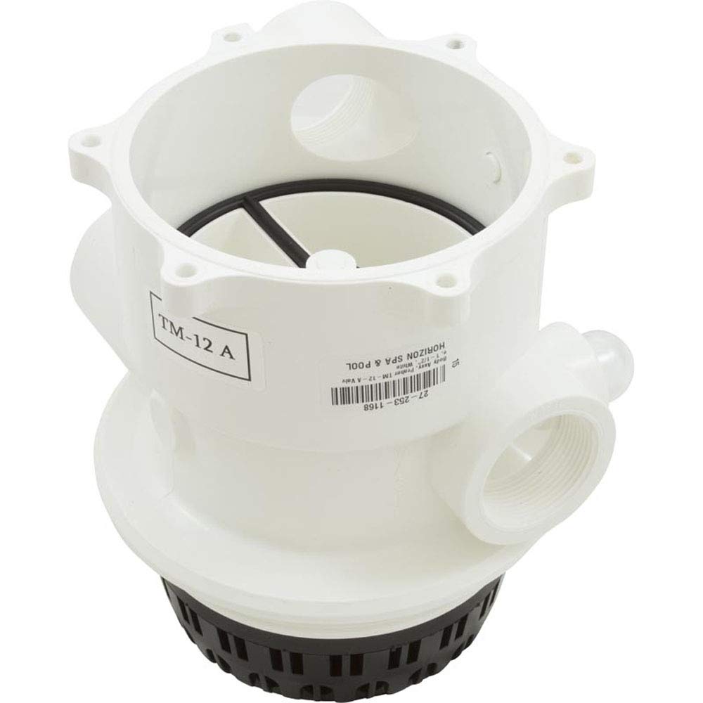 Body Assembly, Praher TM-12-A Valve, 1-1/2", White