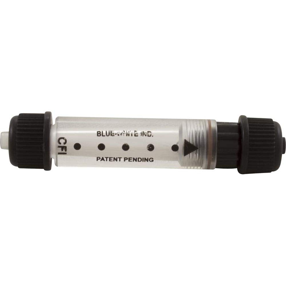 Flow Indicator, Blue-White, for 3/8"od tubing, SS Bobbin