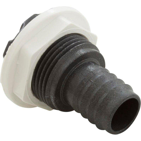 Waterway Plastics 806105536686 3/4" b Swirl Dark Gray Bulkhead Fitting