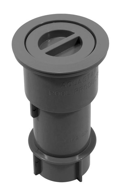 AquaStar SMUS105 5" Umbrella Stand w/Sleeve and Center Cap- Dark Gray