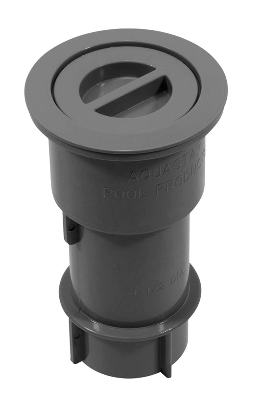 AquaStar SMUS105 5" Umbrella Stand w/Sleeve and Center Cap- Dark Gray