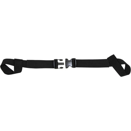 Kemp USA 2-Piece Spineboard Strap with Plastic Buckle in Black