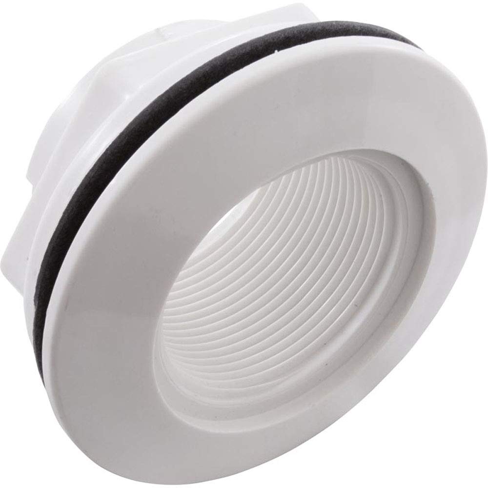 Waterway Plastics 806105082503 White 1-1/2" FPT Thru with Nut
