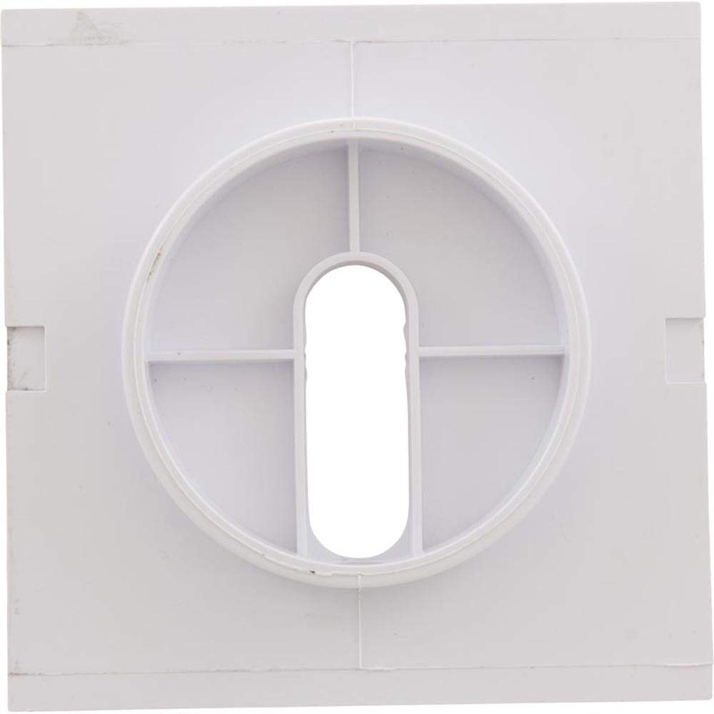 Custom Molded Products Deck Jet (J-Style) Square Cover White #25597-000-120
