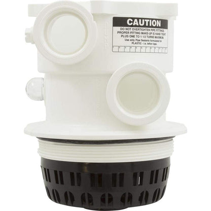 Body Assembly, Praher TM-12-A Valve, 1-1/2", White