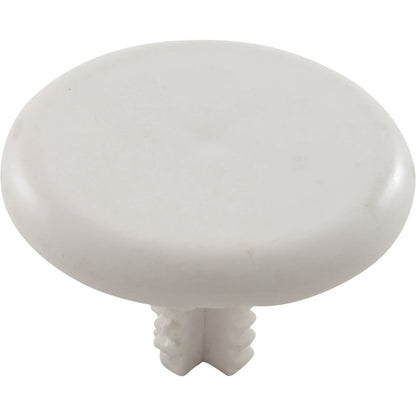 Waterway Air Injector Cap, Low Profile, 1-3/4" fd, White #672-2130