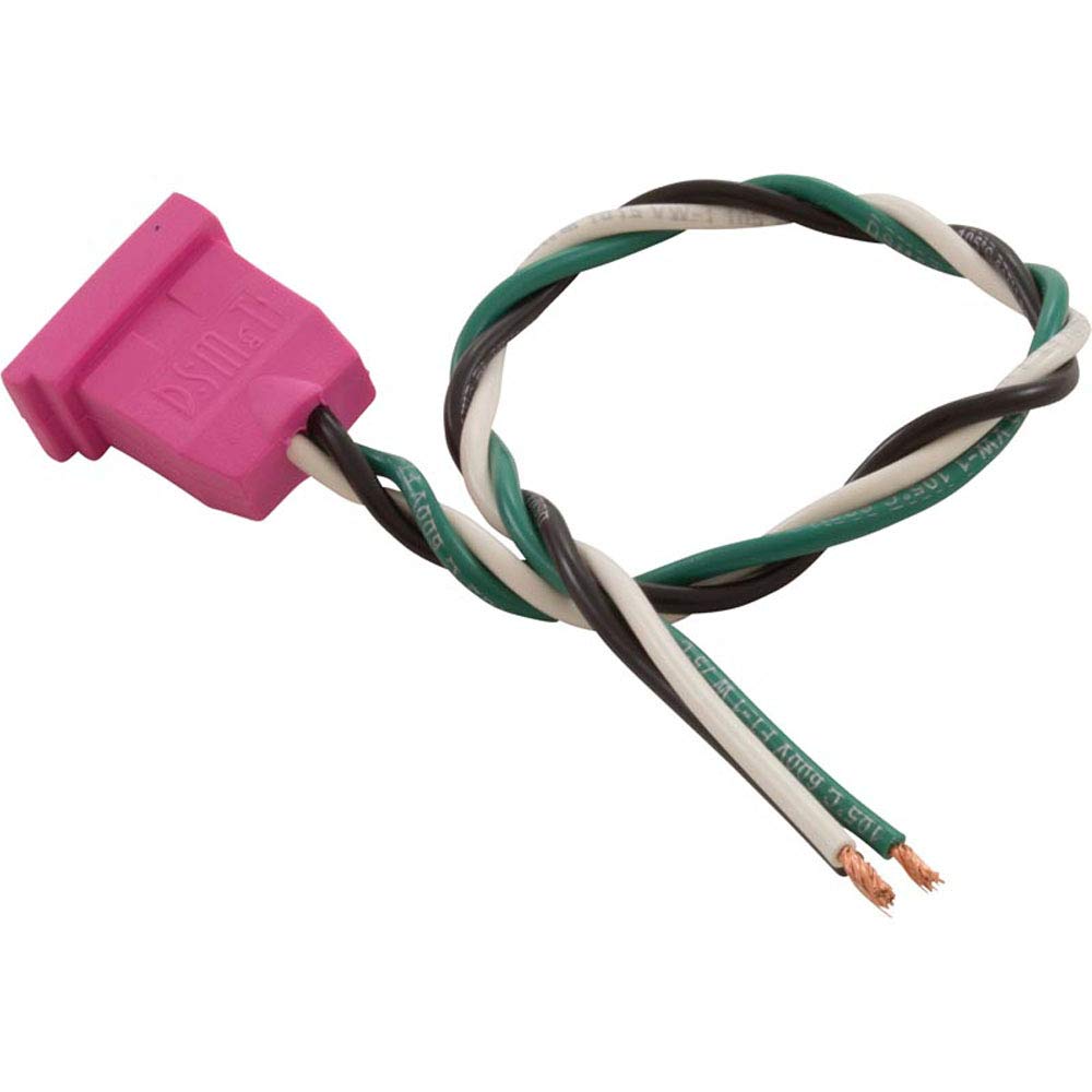 Hydro-Quip Receptacle, H-Q, Pump 2, 1 Speed, Molded, Pink, 14/3 09-0024C-A