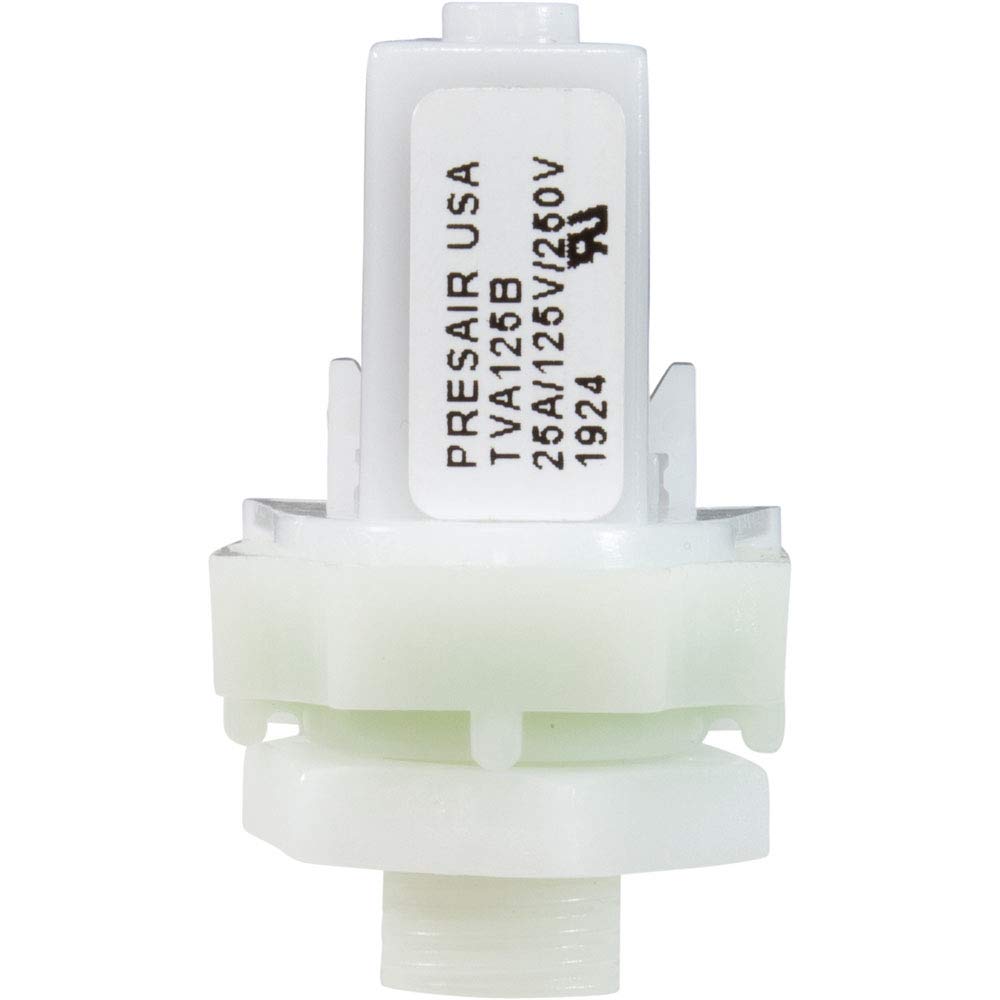 Senasys Air Switch, PresAir, SPDT, 9/16" Center Spout, 25A, Latching