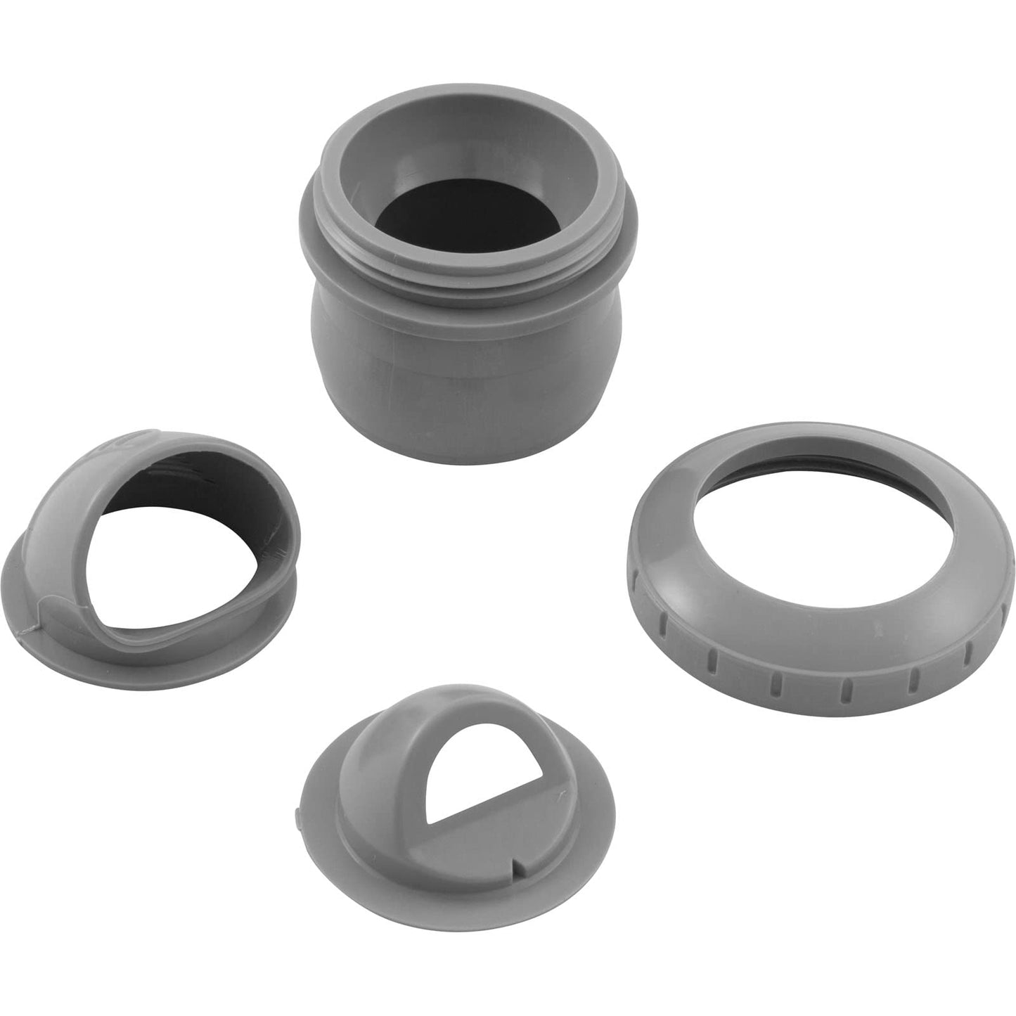 Inlet Fitting, Infusion Venturi, 2"s Self Align, Lt Gray