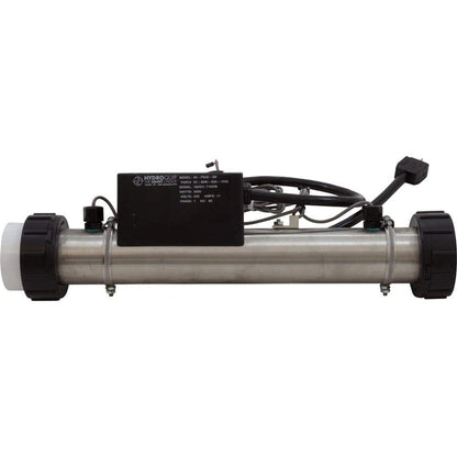 Hydro-Quip Heater, FloThru,PS-B Series M7TM,15"x 2", 230v,4kW, 30" Cord 48-PS40-SB