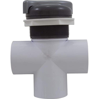 CMP Custom Molded Diverter Valve 3 Way 2in. Slip S Handle Graphite Gray-Silver 25043-107-000