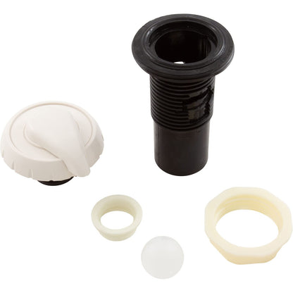 Waterway Spa Air Control 1in. Top Access A/C Notched Style Assembly, White 660-3570