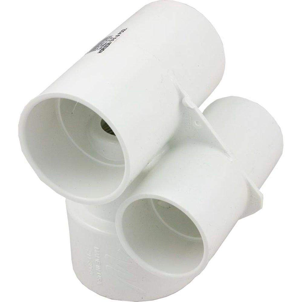 Waterway Plastics 806105027085 Style 1.5" x 2" Poly Gunite Jet Body Tee