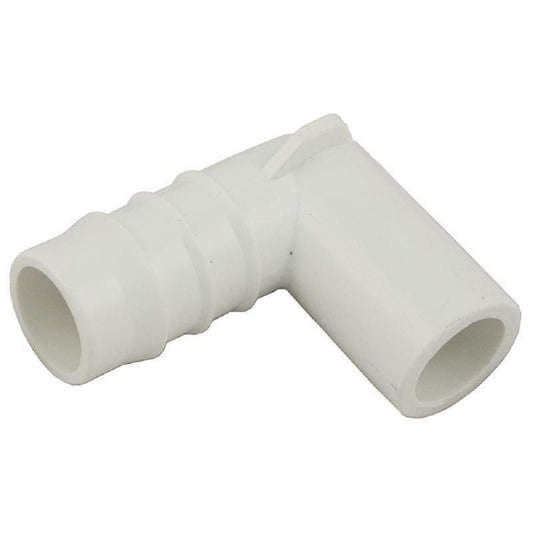 Waterway 411-3500 90Â° 0.5" SPG x 0.75" Barb Pool & Spa Adapter Fitting