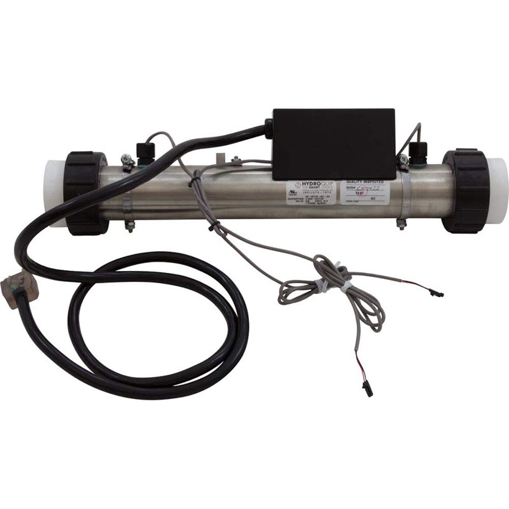 Hydro Quip Heater, FloThru, PS-B Series M7, 15"x 2", 230v, 4kW, 60" Cord