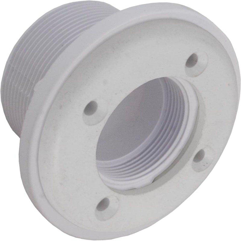 Pentair 542429 Threaded and Socket Standard Body Concrete Walled Vinyl Liner Return Pool Fitting, White
