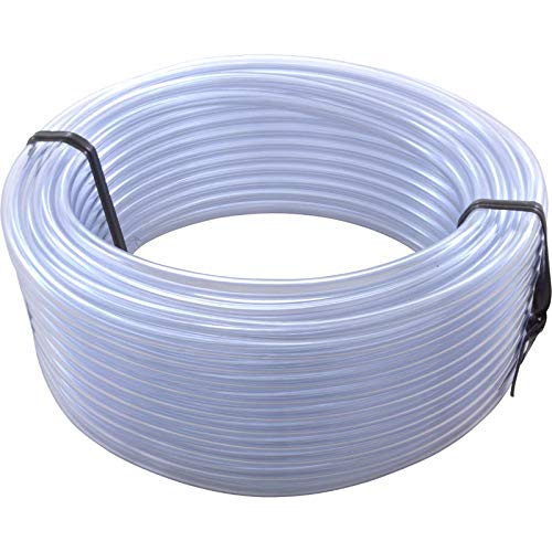 Clear Vinyl Spa Ozone Tubing 1/4" I.D. 100ft Roll W01-1200