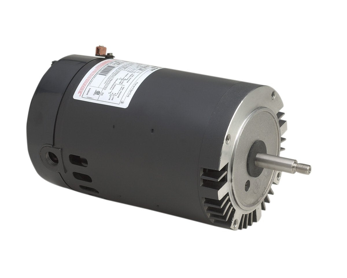 A.O. Smith B229SE 1-1/2 HP, 3450 RPM, 1 Speed, 230/115 Volts, 7.2/14.4 Amps, 1 Service Factor, 56J Frame, PSC, ODP Enclosure, C-Face Pool Motor