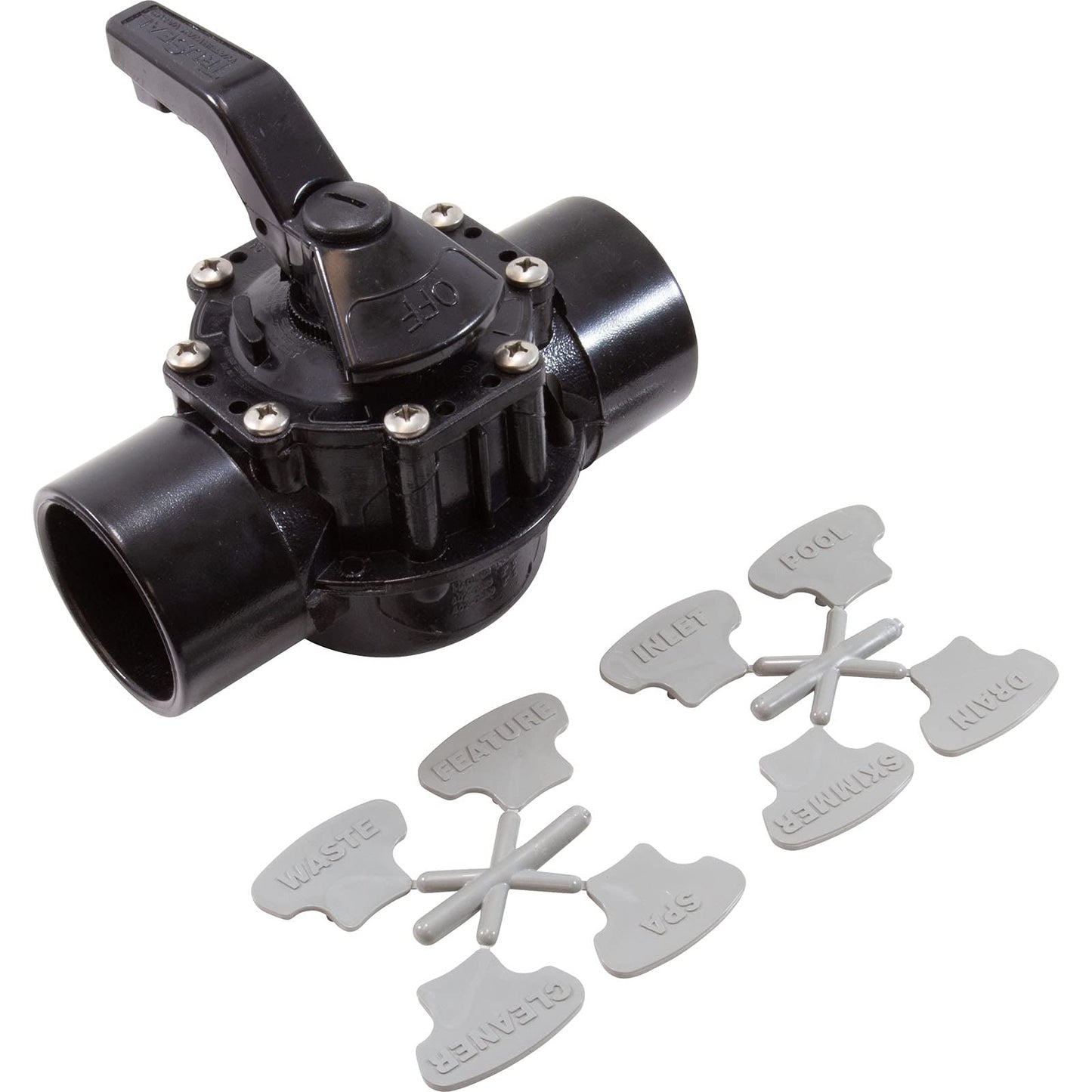 Waterway Tru Seal Valve 2-Way 2in. SL - 2-1-2in. SPG 600-7060-CPVC