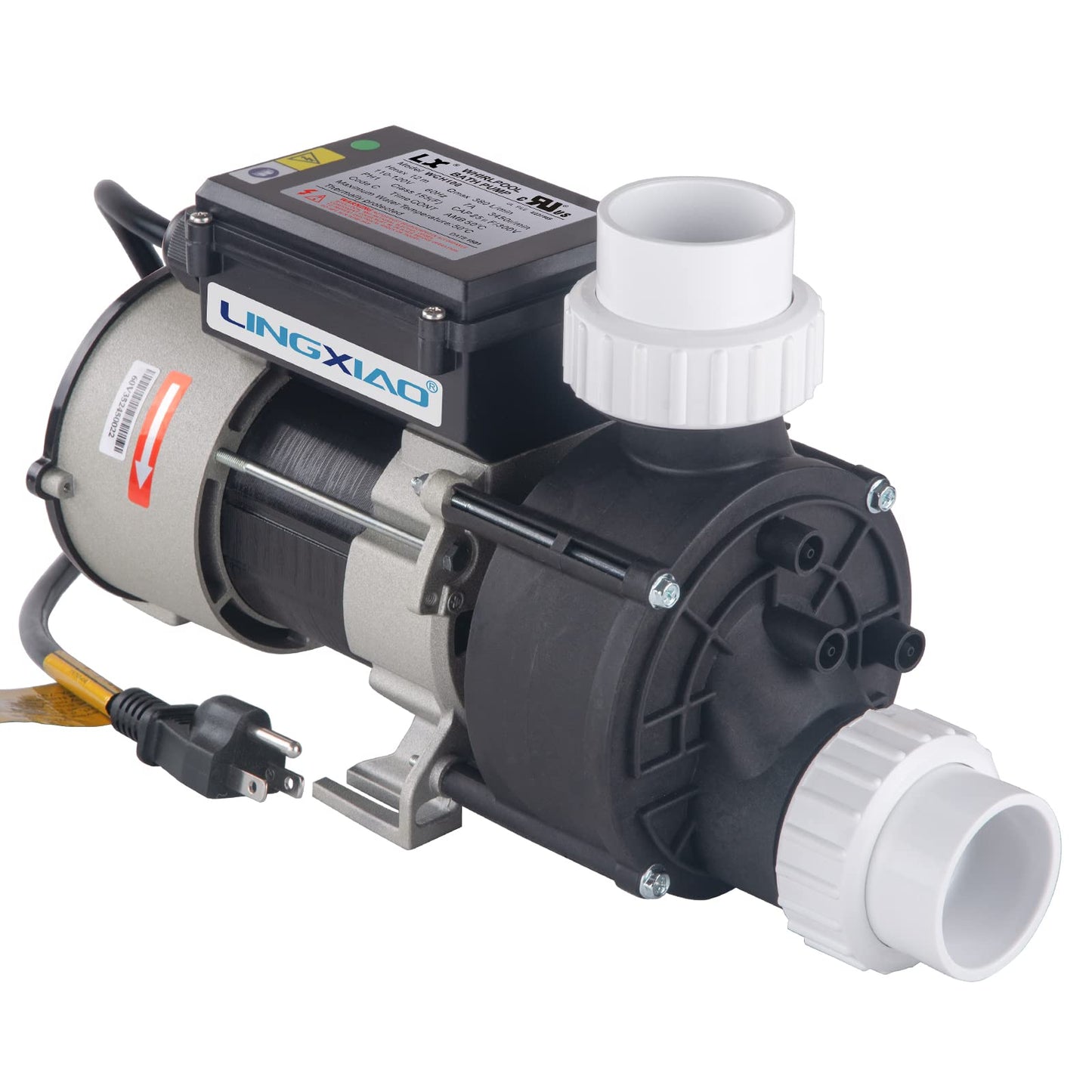 LINGXIAO Bath Pump & Hot Tub Bath Pump - LX Bath Pump 110V - 120V, 1.5" Port (WCH100)